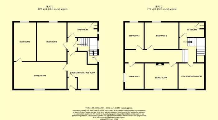 Floorplan for Holyrood Street, Chard