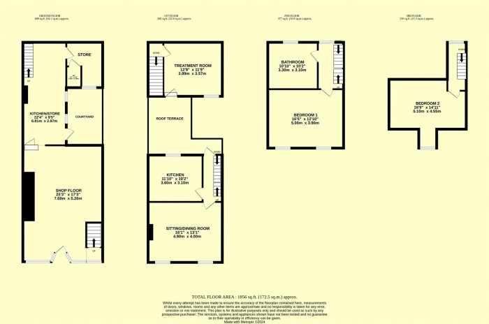 Floorplan for Silver Street, Ilminster