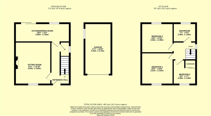 Floorplan for King Cuthred Drive, Chard