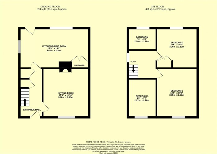 Floorplan for Henson Park, Chard