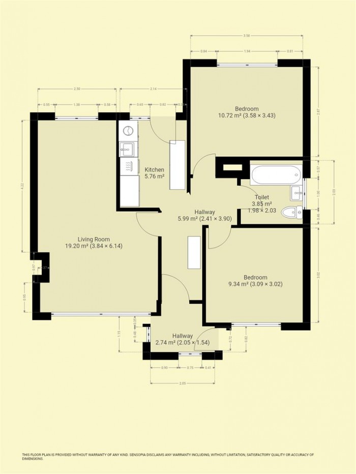 Floorplan for Wellings Close, South Chard, Chard