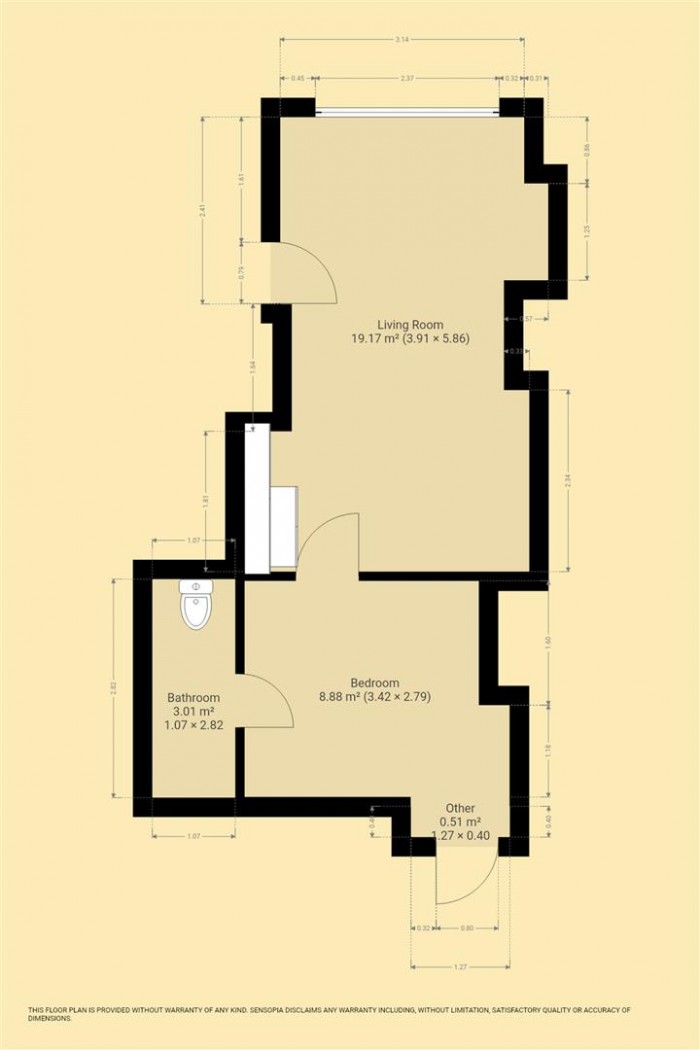 Floorplan for Fore Street, Chard