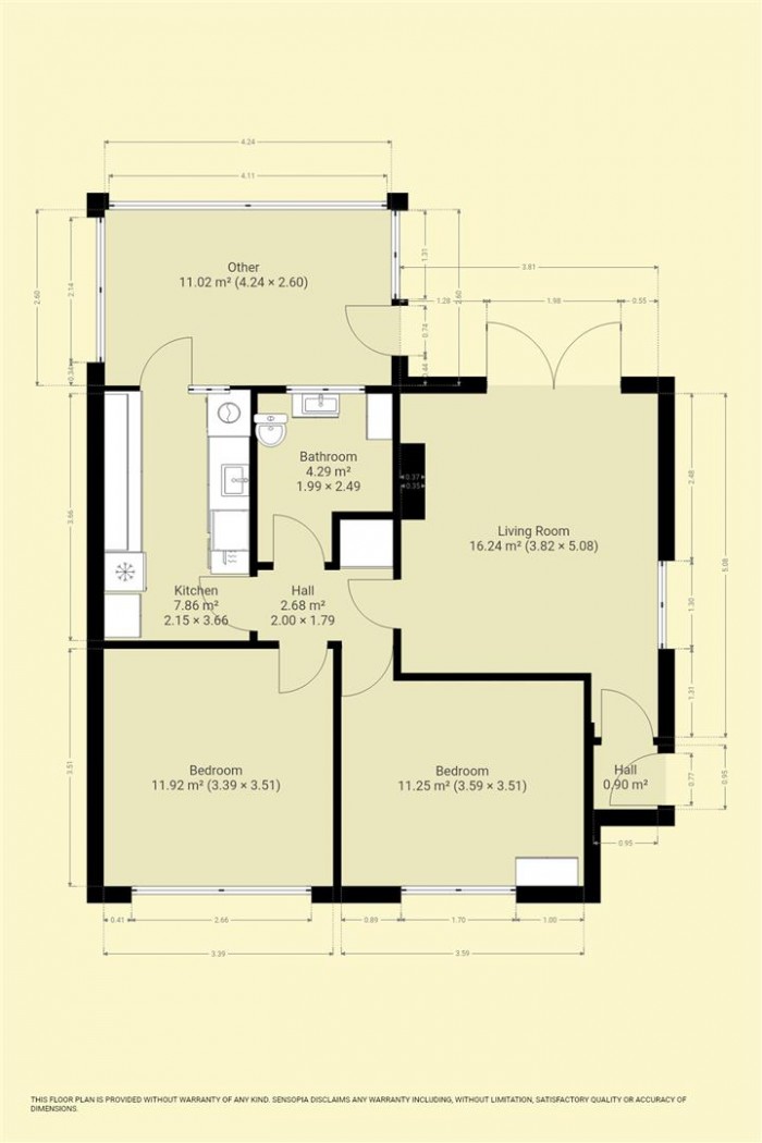 Floorplan for Kings Lear, Ilton, Ilminster